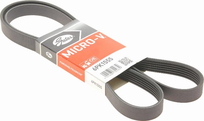 Gates 6PK1555 - V-Ribbed Belt autospares.lv