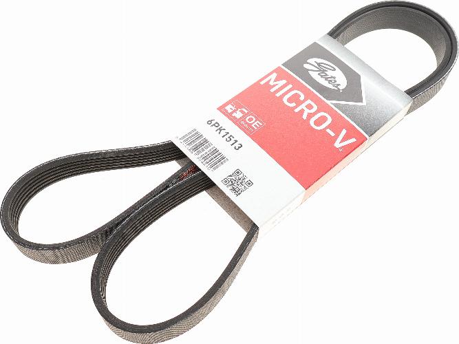 Gates 6PK1513 - V-Ribbed Belt autospares.lv