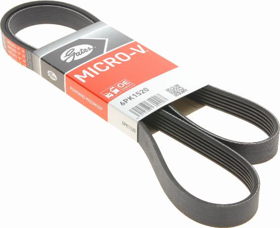 Gates 6PK1520 - V-Ribbed Belt autospares.lv