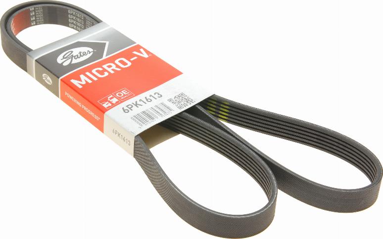 Gates 6PK1613 - V-Ribbed Belt autospares.lv