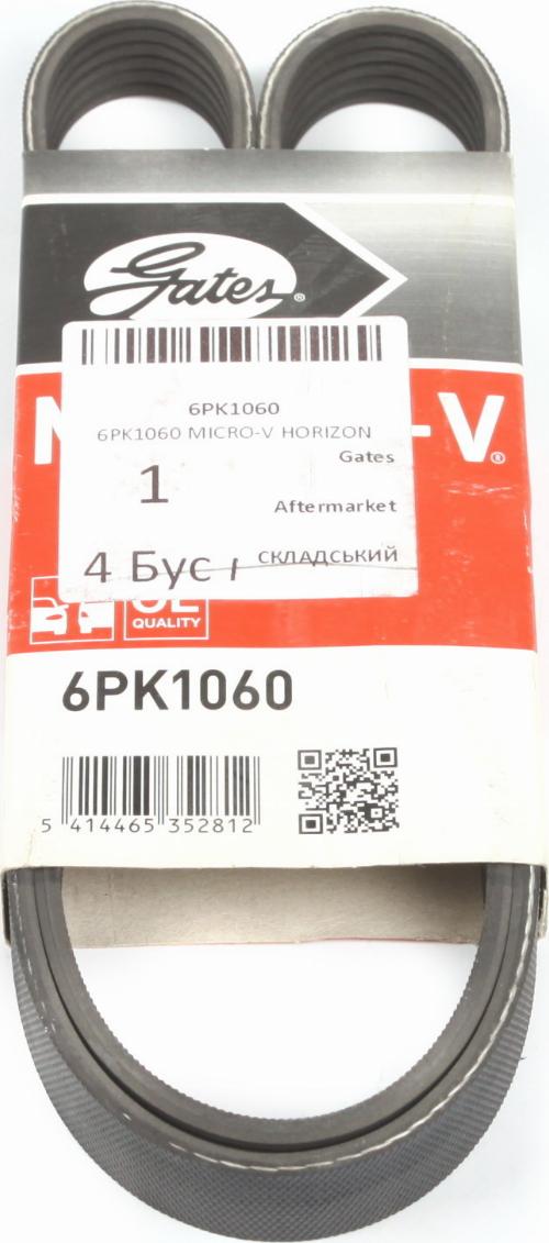 Gates 6PK1060 - V-Ribbed Belt autospares.lv