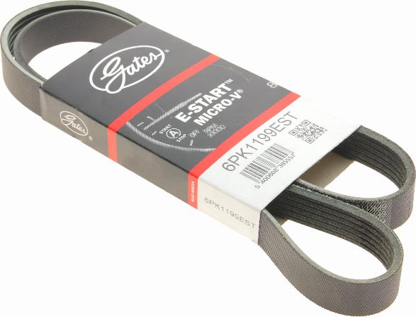 Gates 6PK1199EST - V-Ribbed Belt autospares.lv