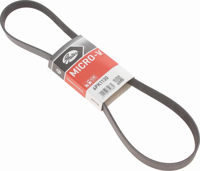 Gates 6PK1130 - V-Ribbed Belt autospares.lv