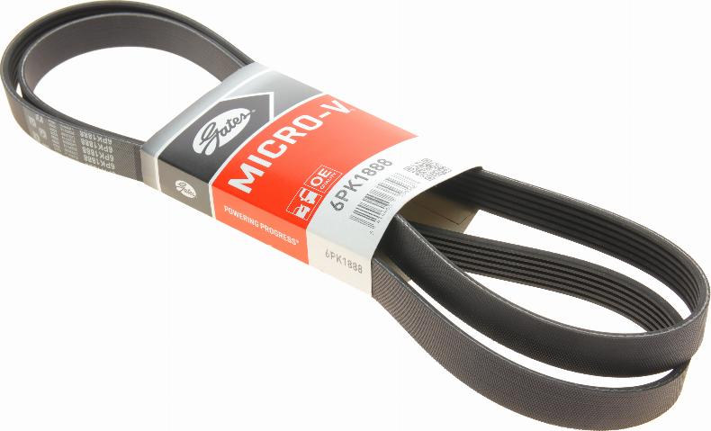 Gates 6PK1888 - V-Ribbed Belt autospares.lv