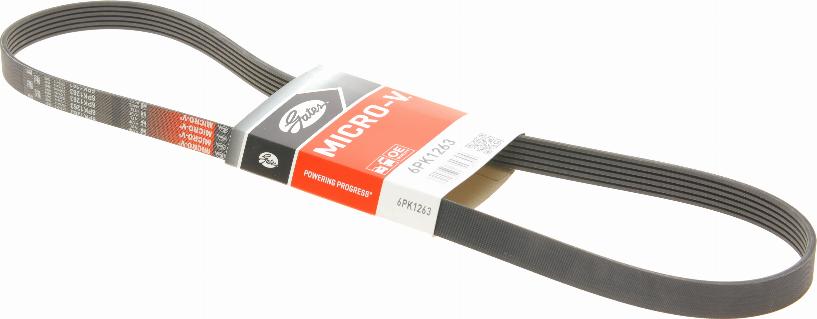 Gates 6PK1263 - V-Ribbed Belt autospares.lv