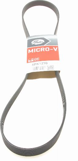 Gates 6PK1270 - V-Ribbed Belt autospares.lv