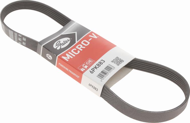 Gates 6PK883 - V-Ribbed Belt autospares.lv