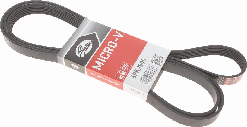 Gates 6PK2500 - V-Ribbed Belt autospares.lv