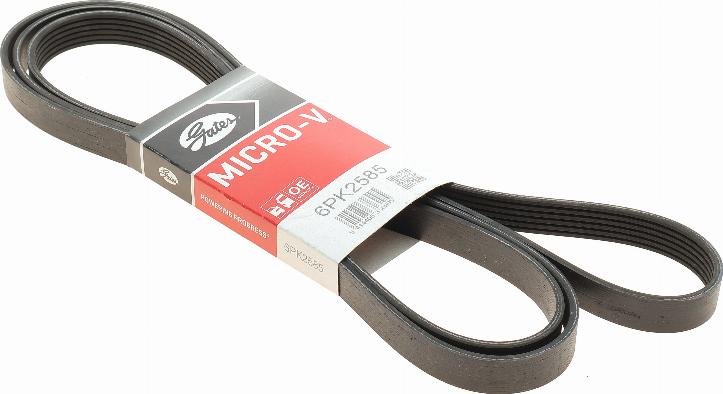 Gates 6PK2585 - V-Ribbed Belt autospares.lv