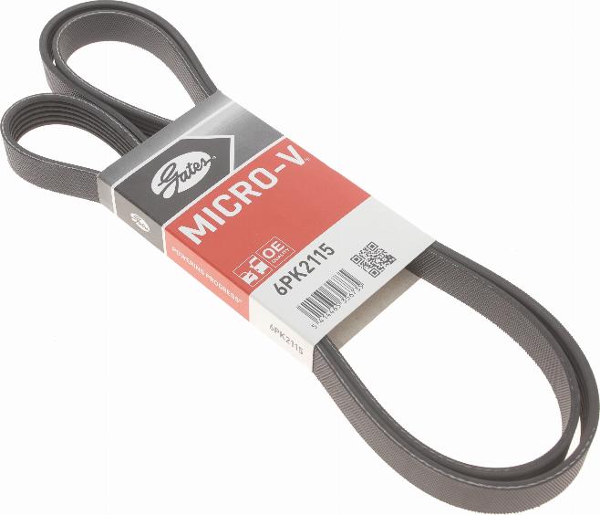 Gates 6PK2115 - V-Ribbed Belt autospares.lv