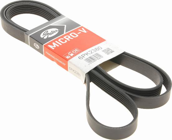 Gates 6PK2380 - V-Ribbed Belt autospares.lv