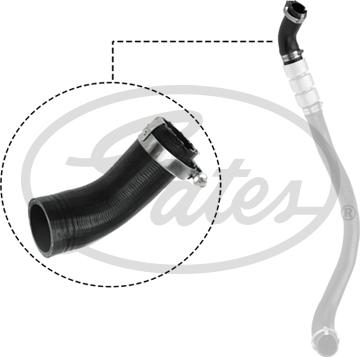 Gates 09-0614 - Charger Intake Air Hose autospares.lv