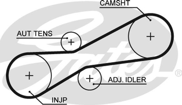Gates 1494RM - Timing Belt autospares.lv