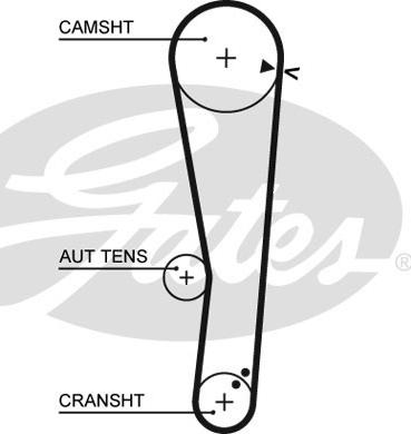 Gates 1568RM - Timing Belt autospares.lv