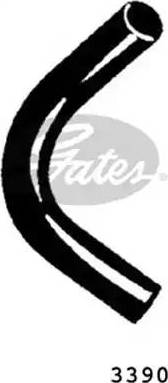 Gates 3390 - Radiator Hose autospares.lv