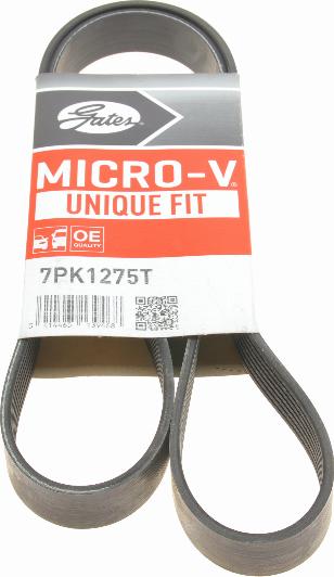 Gates 7PK1275T - V-Ribbed Belt autospares.lv