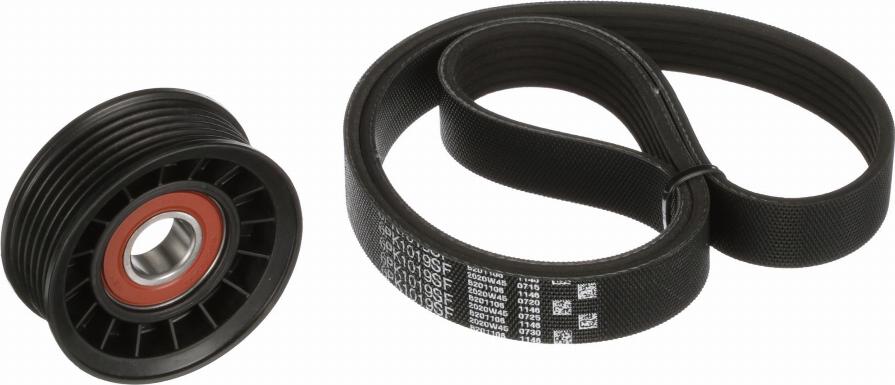 Gates K016PK1019SF - V-Ribbed Belt Set autospares.lv