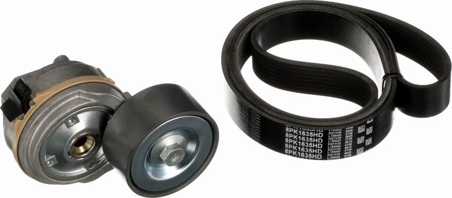 Gates K018PK1635HD - V-Ribbed Belt Set autospares.lv