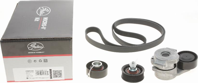 Gates K166PK1640 - V-Ribbed Belt Set autospares.lv