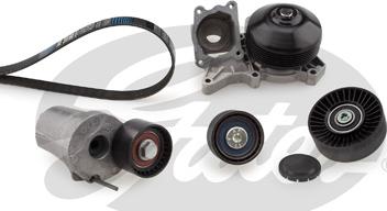 Gates KP36DPK1698 - Water Pump + V-Ribbed Belt Set autospares.lv