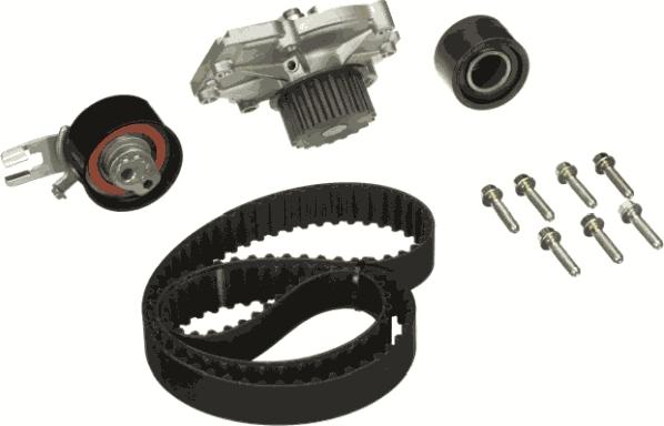 Gates KP25553XS - Water Pump & Timing Belt Set autospares.lv