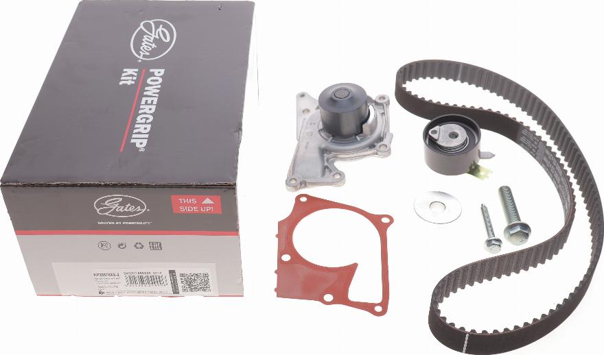 Gates KP25578XS-2 - Water Pump & Timing Belt Set autospares.lv