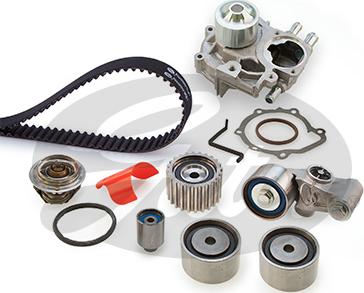 Gates KP2TH15612XS-3 - Water Pump & Timing Belt Set autospares.lv