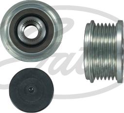 Gates OAP7249 - Pulley, alternator, freewheel clutch autospares.lv