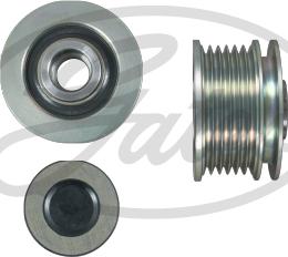 Gates OAP7266 - Pulley, alternator, freewheel clutch autospares.lv