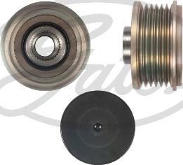 Gates OAP7238 - Pulley, alternator, freewheel clutch autospares.lv