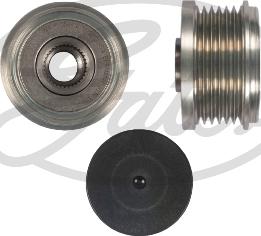 Gates OAP7237 - Pulley, alternator, freewheel clutch autospares.lv