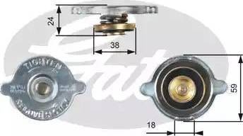 FPS FP 29 R06 - Sealing Cap, radiator autospares.lv