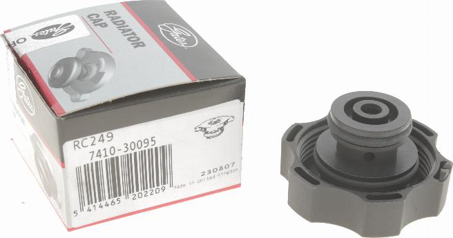 Gates RC249 - Sealing Cap, coolant tank autospares.lv