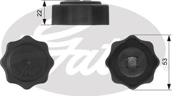 Gates RC229 - Sealing Cap, coolant tank autospares.lv