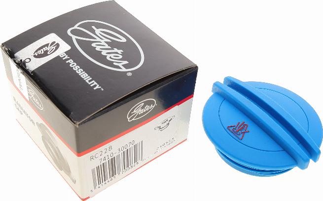 Gates RC228 - Sealing Cap, coolant tank autospares.lv