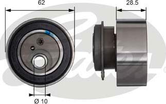 Gates T41091 - Tensioner Pulley, timing belt autospares.lv