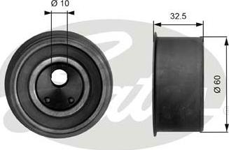 Gates T41046 - Tensioner Pulley, timing belt autospares.lv