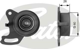 Gates T41056 - Tensioner Pulley, timing belt autospares.lv