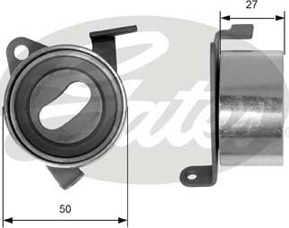 Gates T41004 - Tensioner Pulley, timing belt autospares.lv
