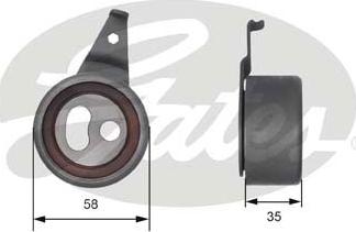 Gates T41193 - Tensioner Pulley, timing belt autospares.lv