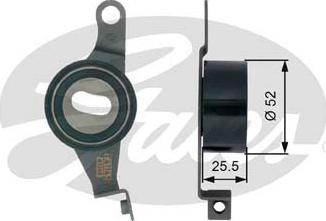 Gates T41145 - Tensioner Pulley, timing belt autospares.lv