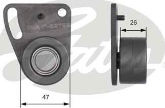 Gates T41142 - Tensioner Pulley, timing belt autospares.lv