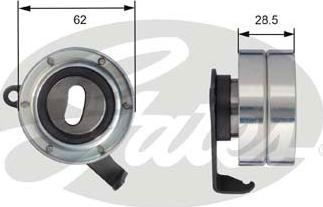 Gates T41180 - Tensioner Pulley, timing belt autospares.lv