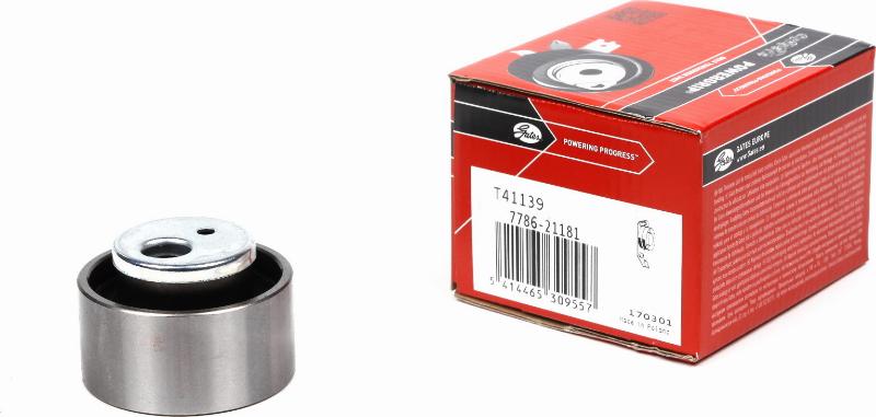 Gates T41139 - Tensioner Pulley, timing belt autospares.lv