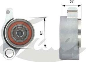 Gates T41302 - Tensioner Pulley, timing belt autospares.lv