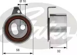 Gates T41313 - Tensioner Pulley, timing belt autospares.lv