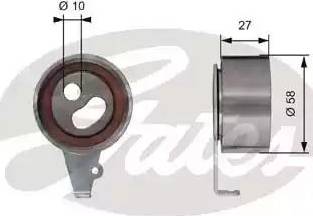 Gates T41292 - Tensioner Pulley, timing belt autospares.lv