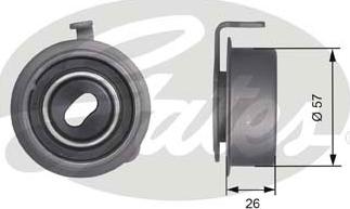 Gates T41241 - Tensioner Pulley, timing belt autospares.lv