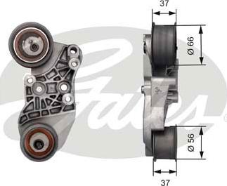 Gates T41243 - Tensioner Pulley, timing belt autospares.lv