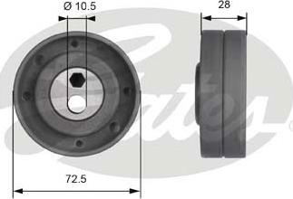 Gates T41259 - Tensioner Pulley, timing belt autospares.lv